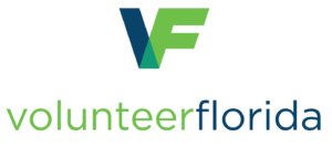 Volunteer Florida logo.